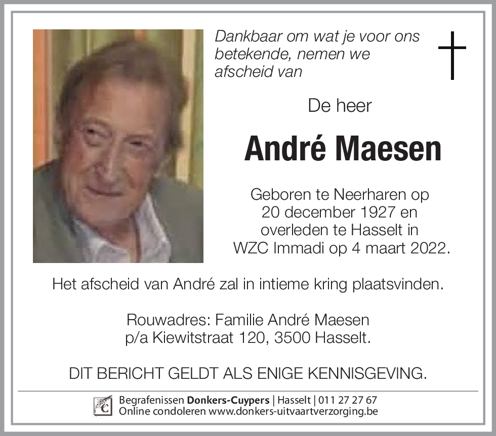 André Maesen