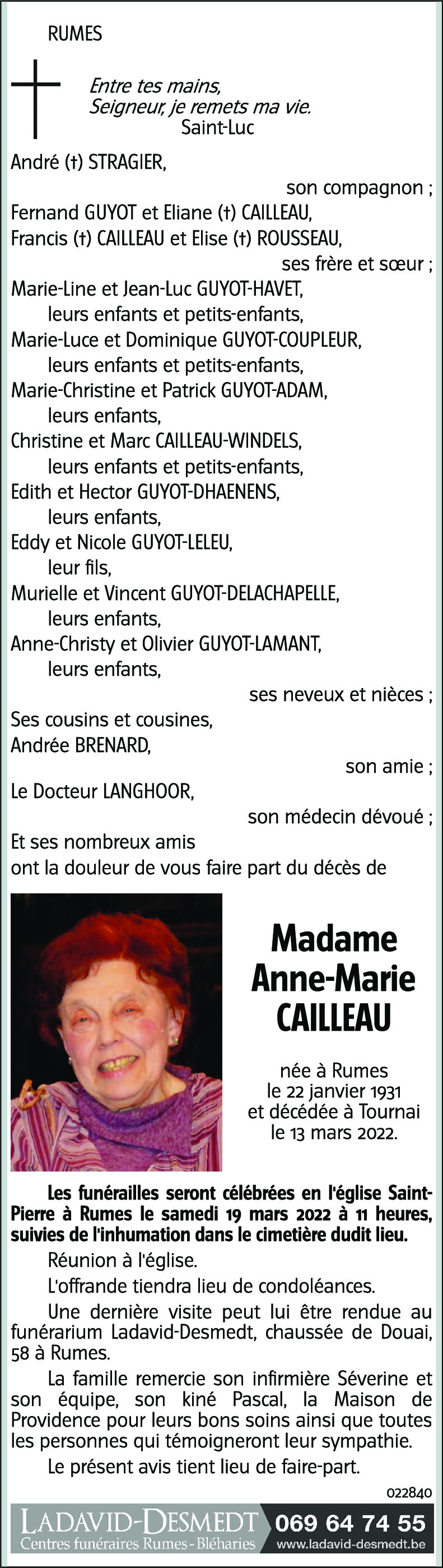 Anne-Marie CAILLEAU