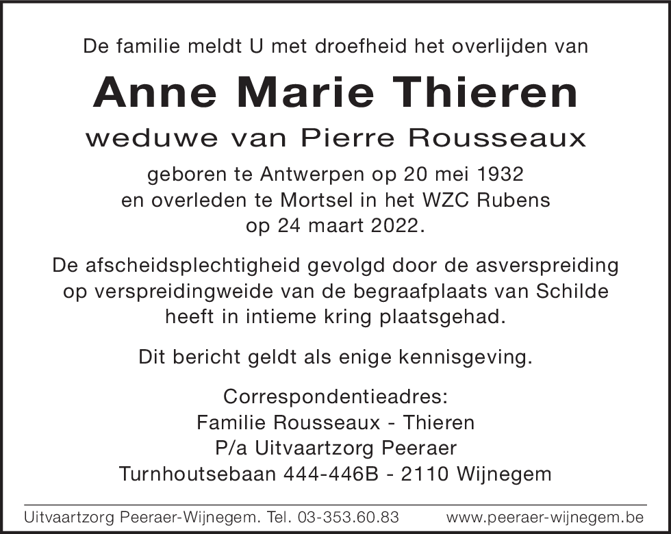Anne Marie Thieren