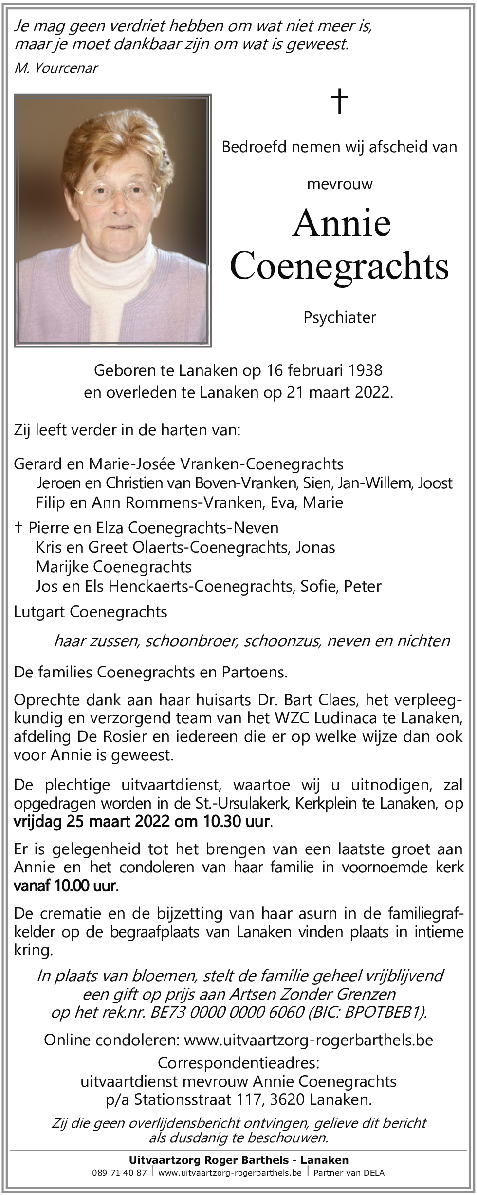Annie Coenegrachts