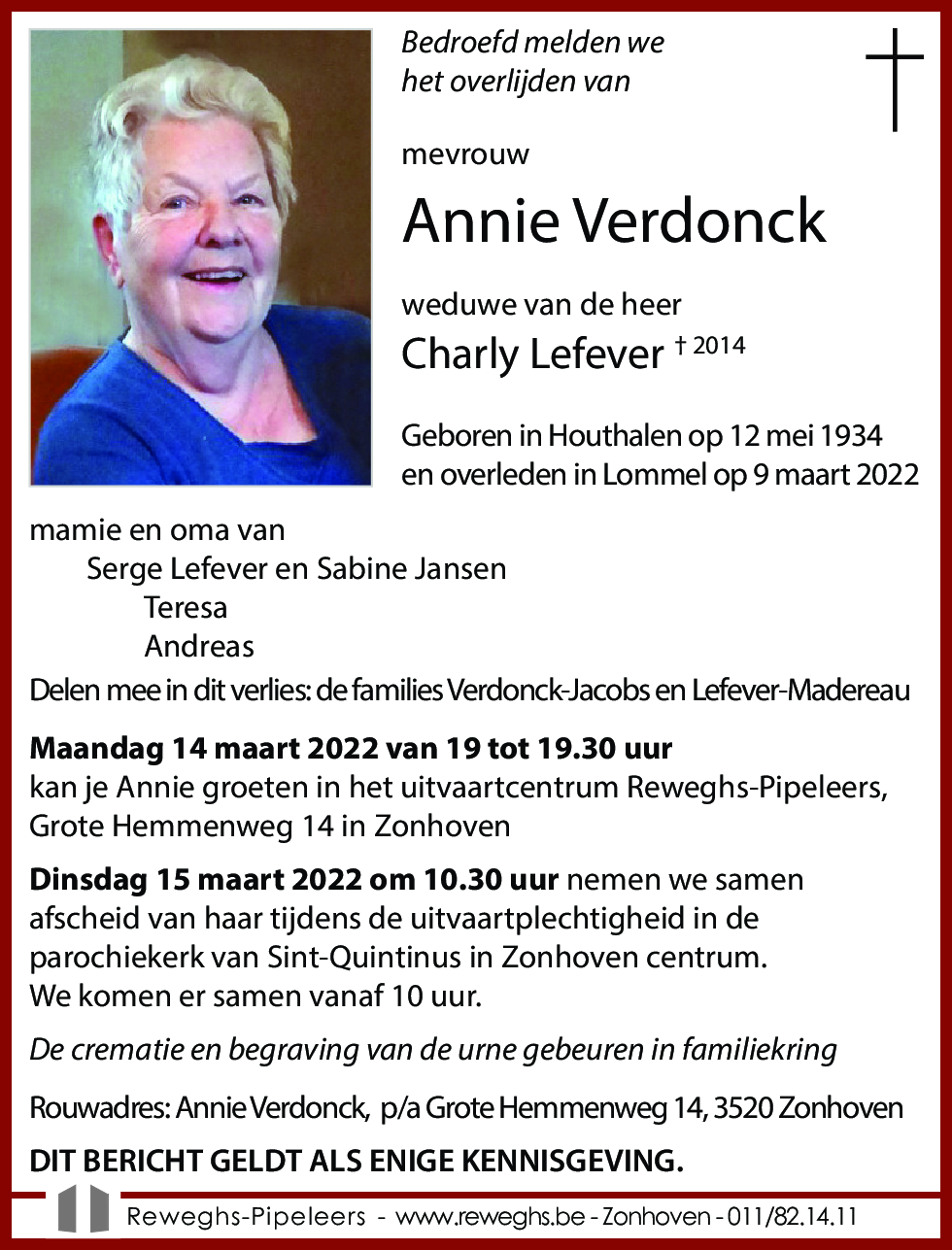 Annie Verdonck