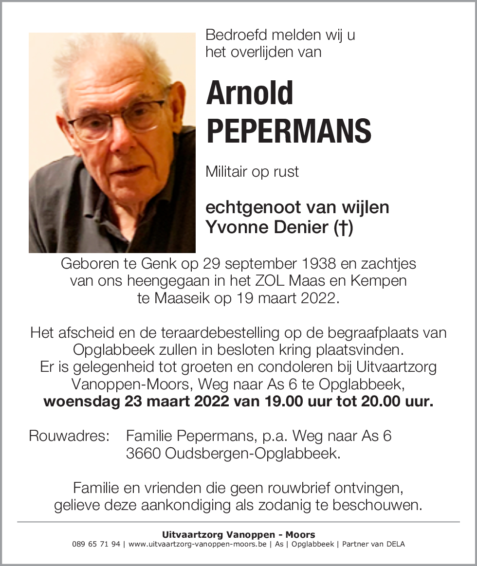 Arnold Pepermans