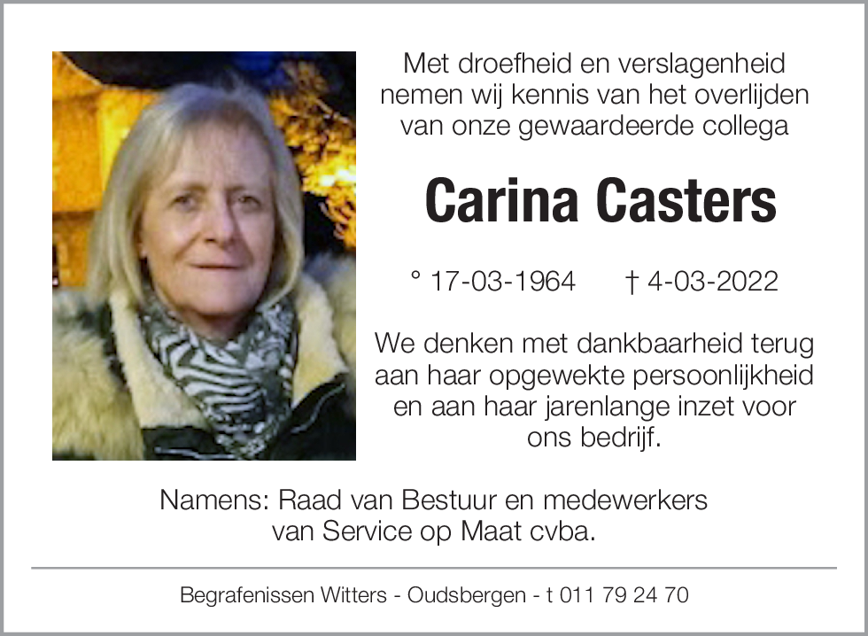 Carina Casters