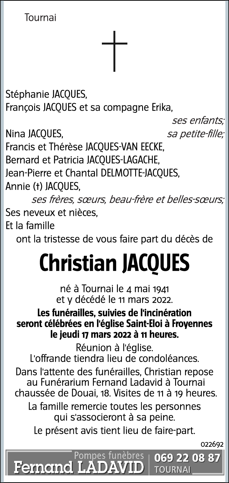 Christian JACQUES