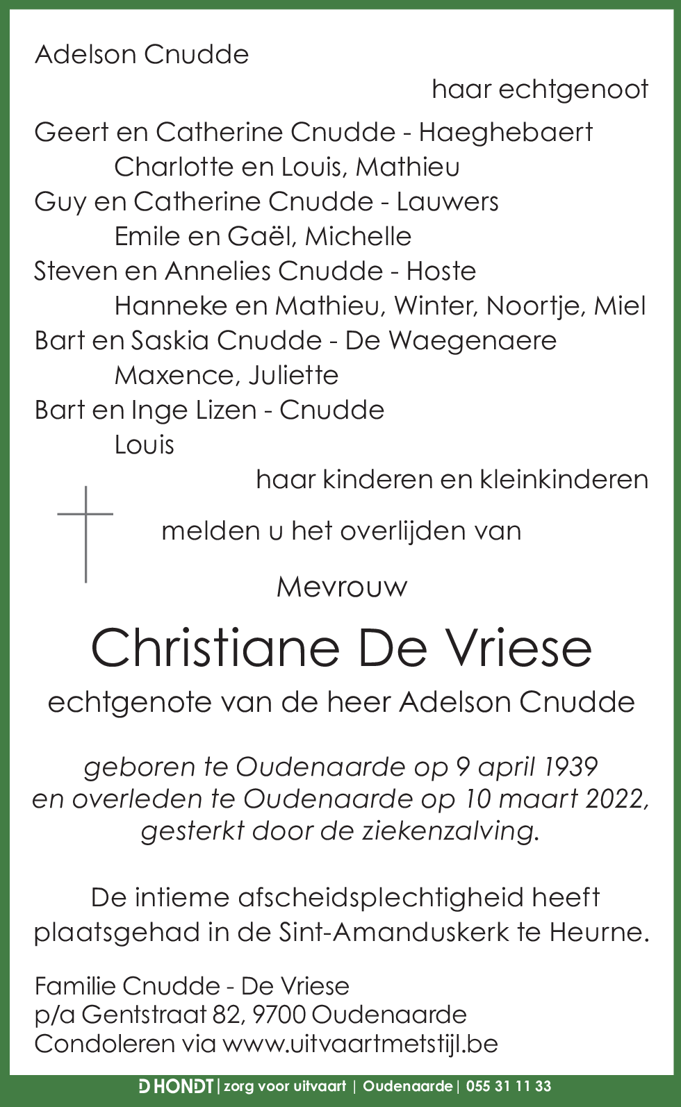 Christiane De Vriese