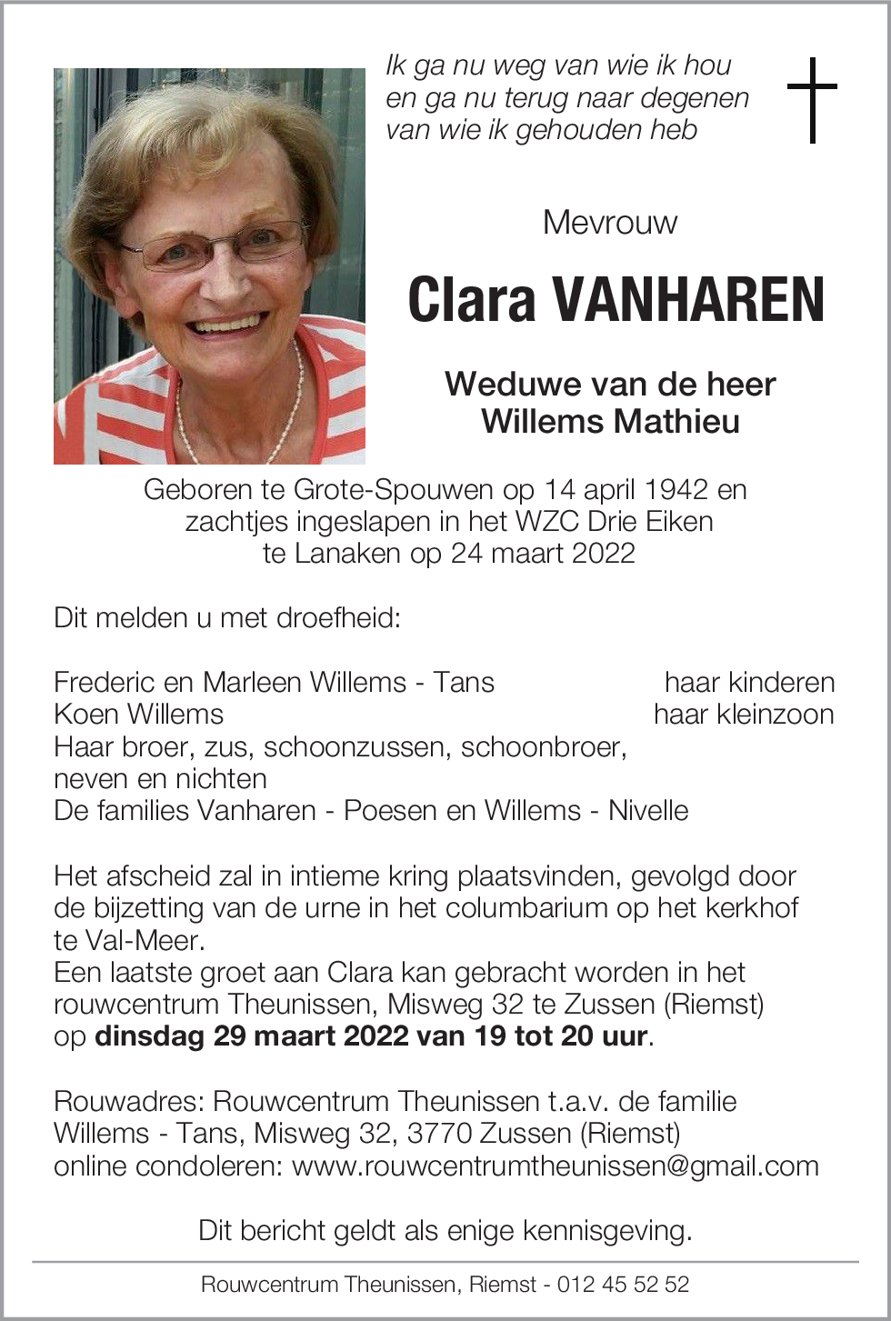 Clara Vanharen