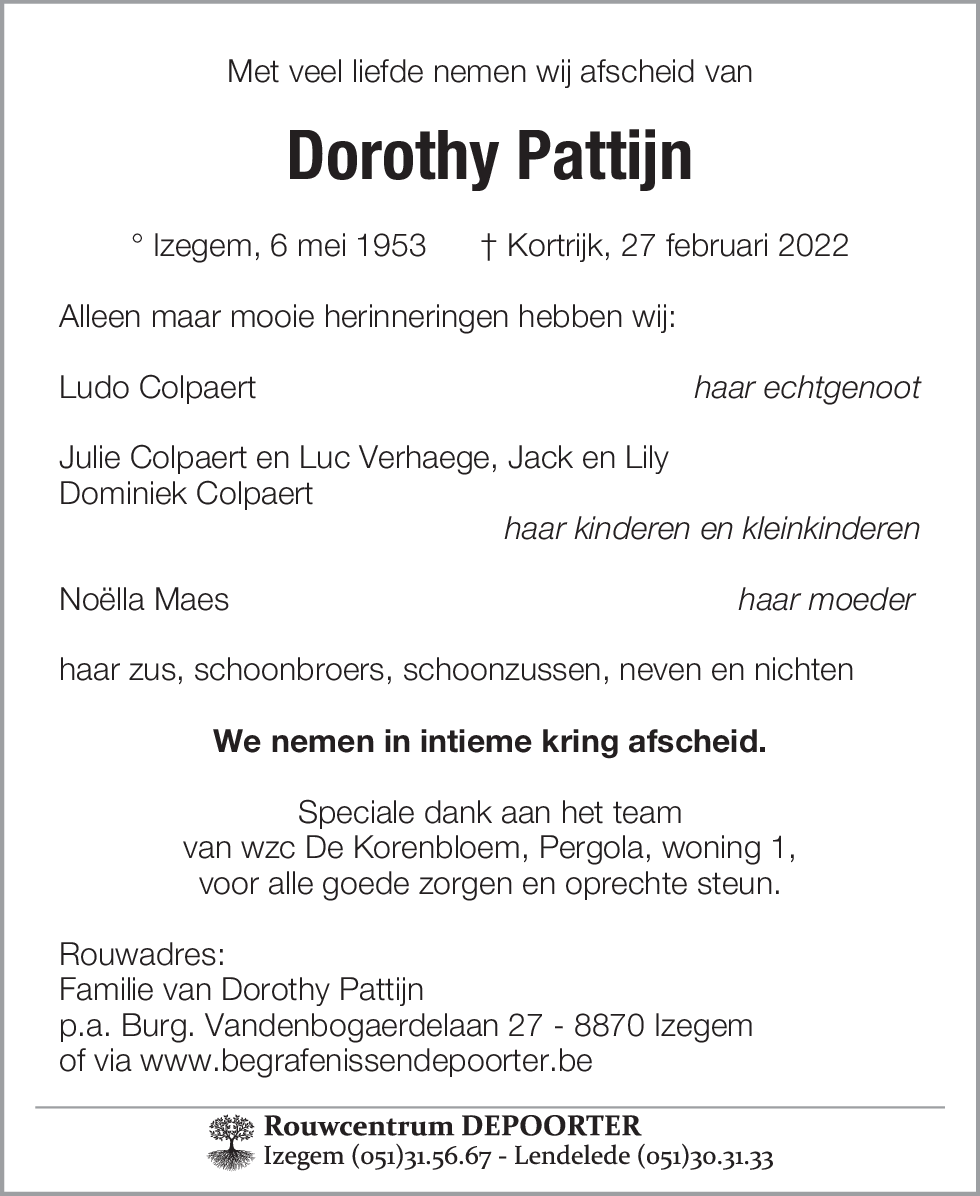 Dorothy Pattijn