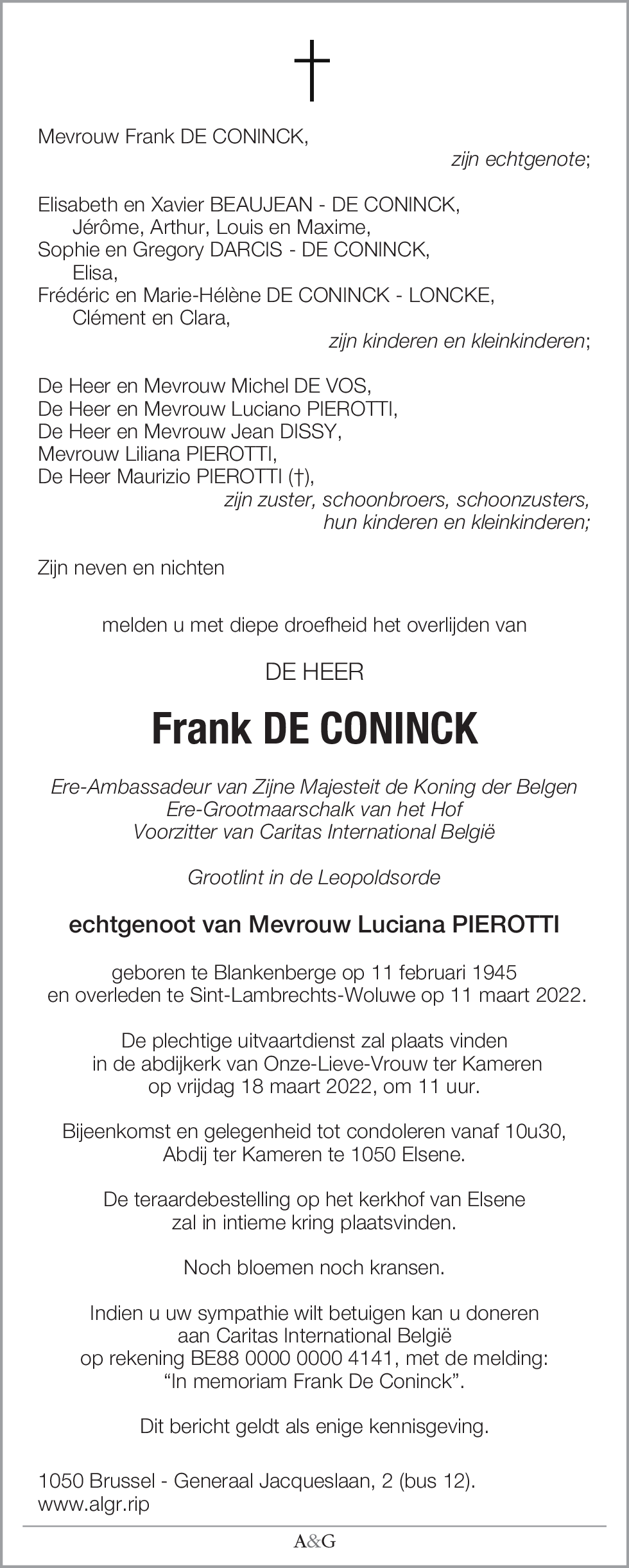 Frank De Coninck