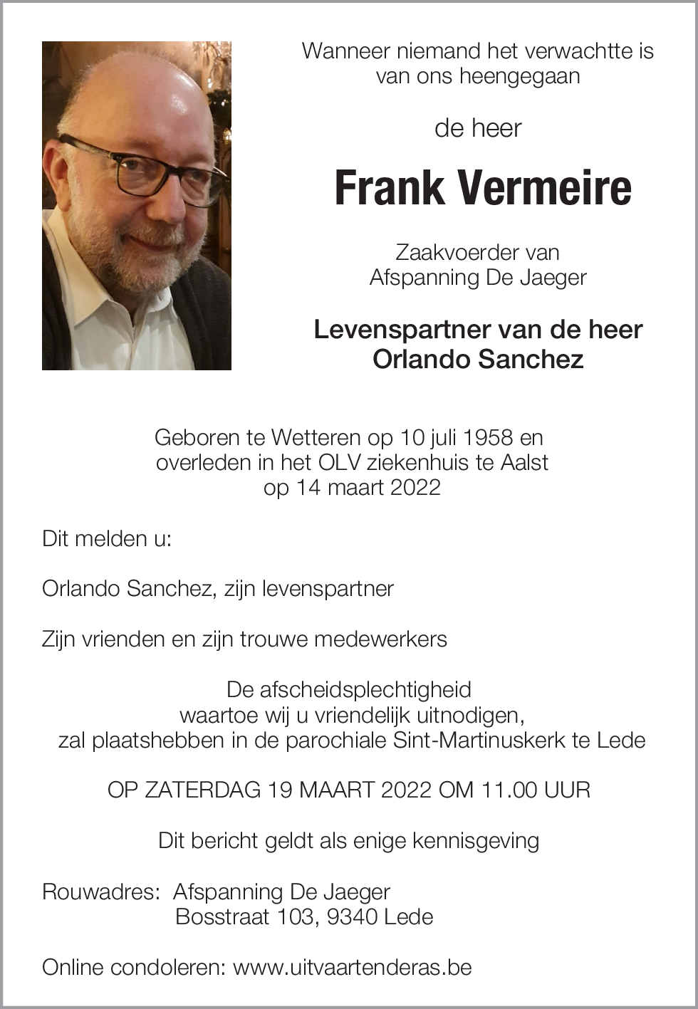 Frank Vermeire