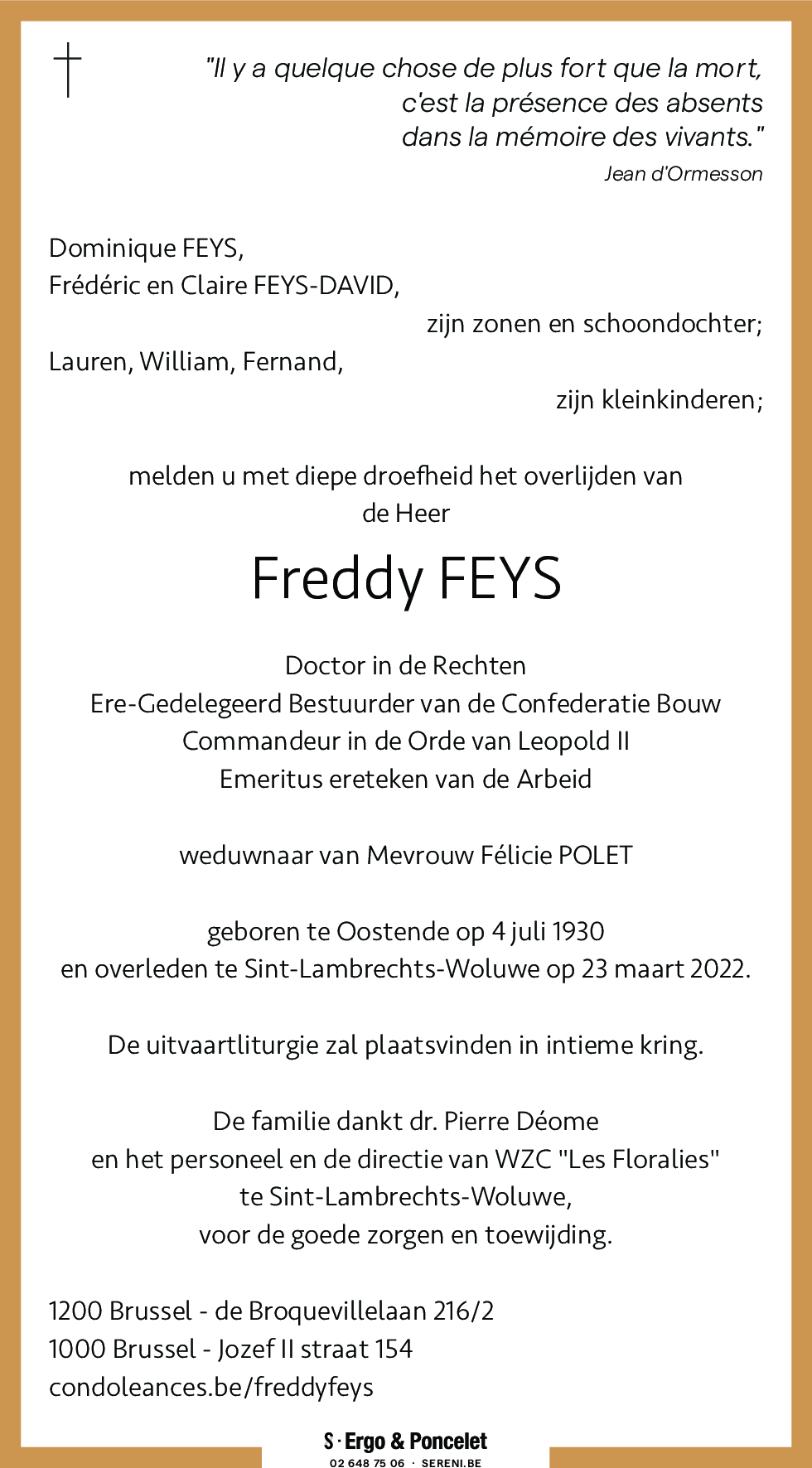 Freddy Feys