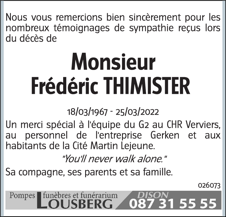Frédéric THIMISTER