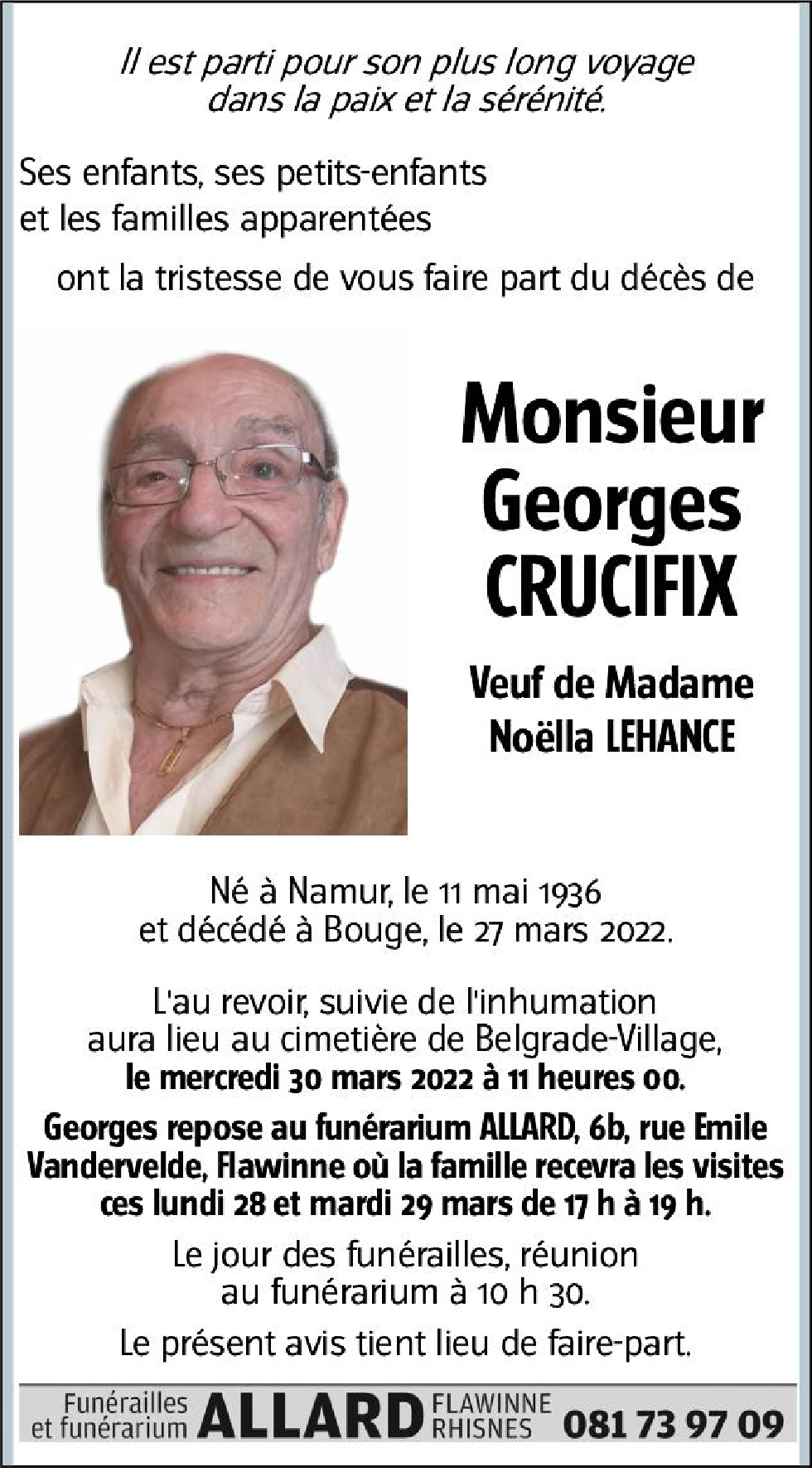 Georges CRUSIFIX