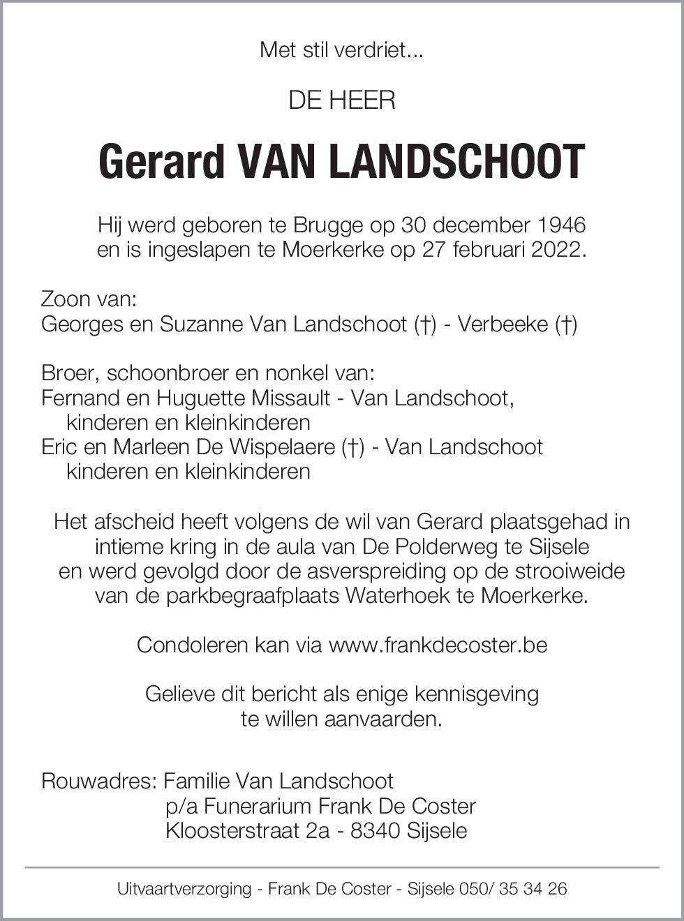 Gerard Van Landschoot