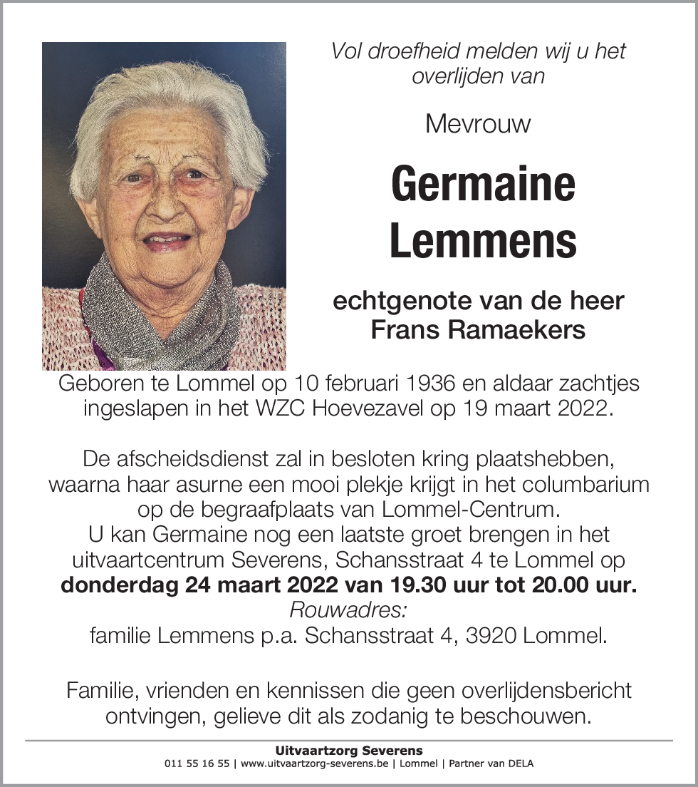 Germaine Lemmens