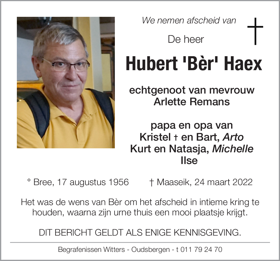 Hubert 'Bèr' Haex