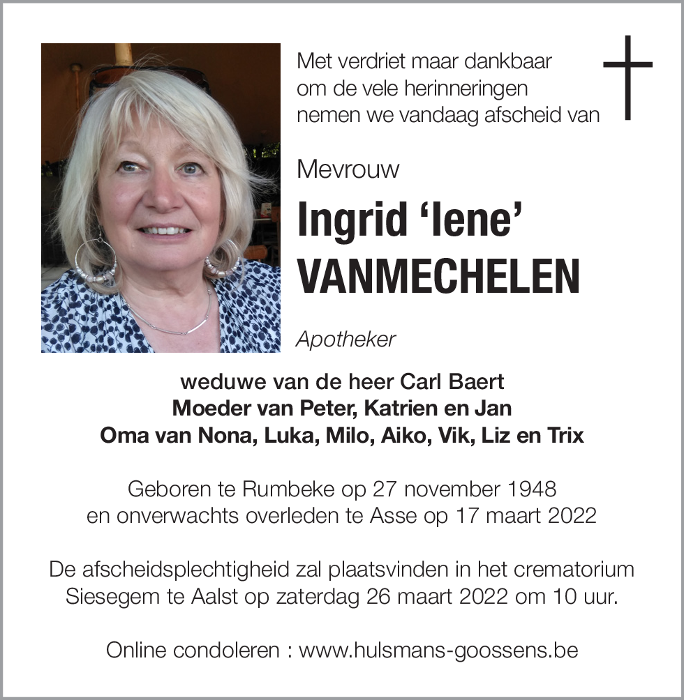 Ingrid Vanmechelen
