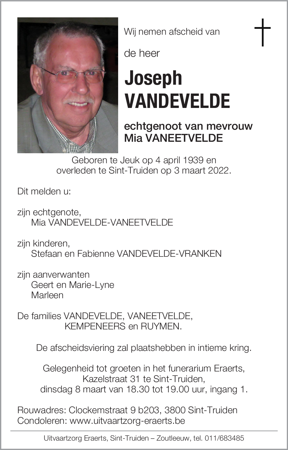 Joseph Vandevelde
