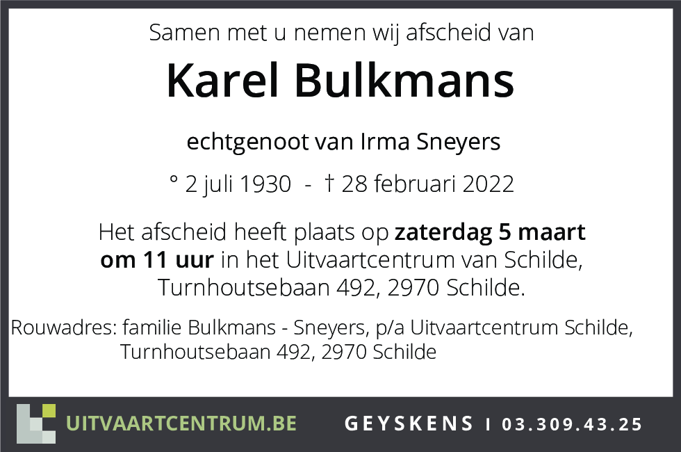 Karel Bulkmans