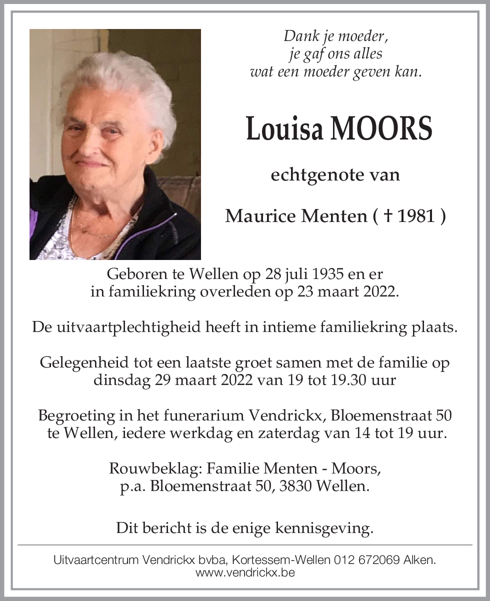 Louisa Moors