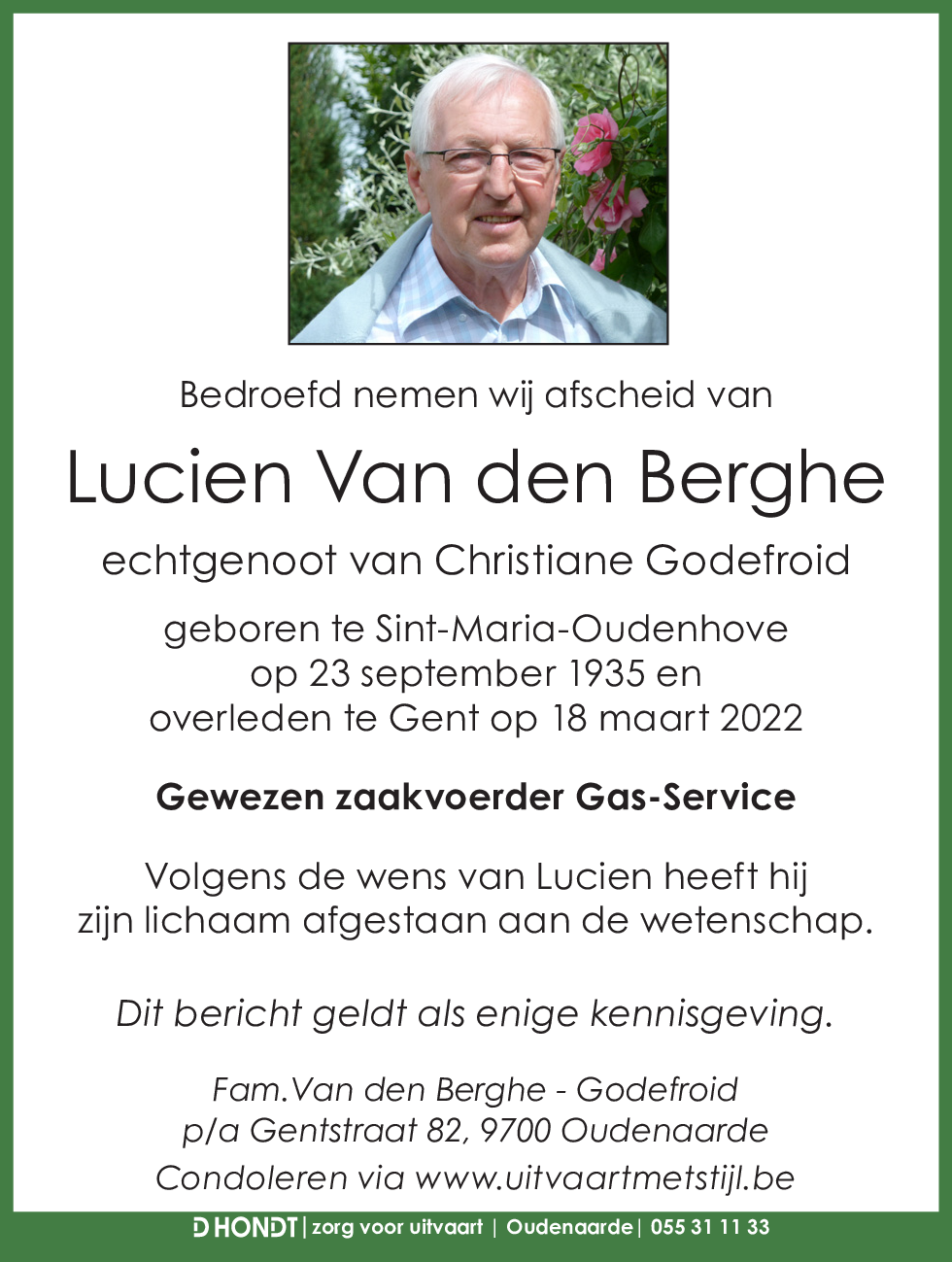 Lucien Van den Berghe