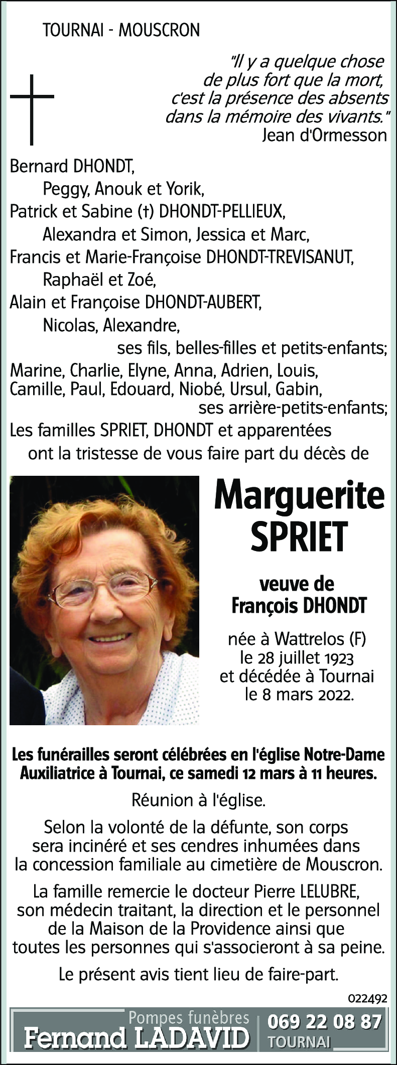 Marguerite SPRIET