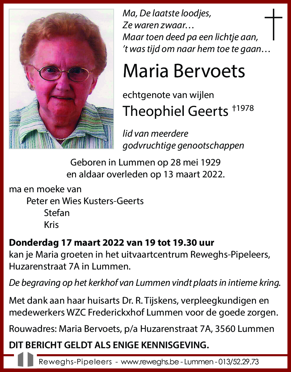 Maria Bervoets
