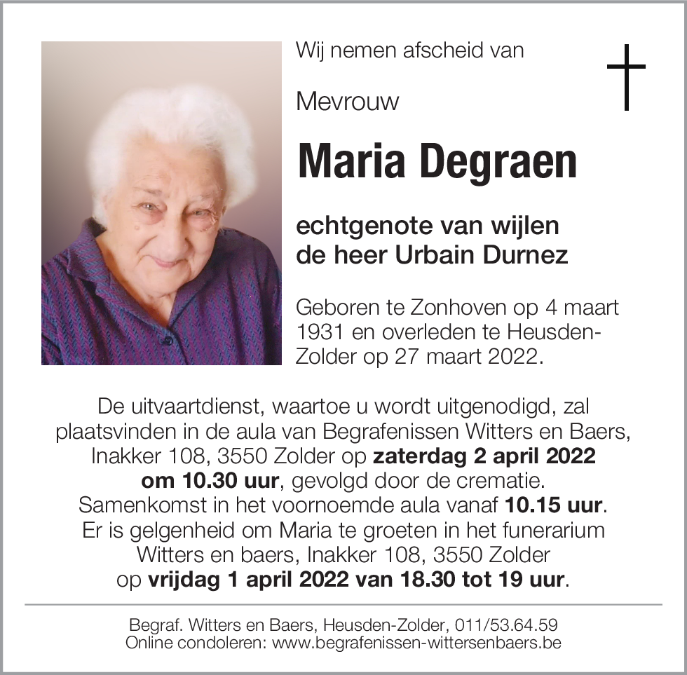 Maria Degraen