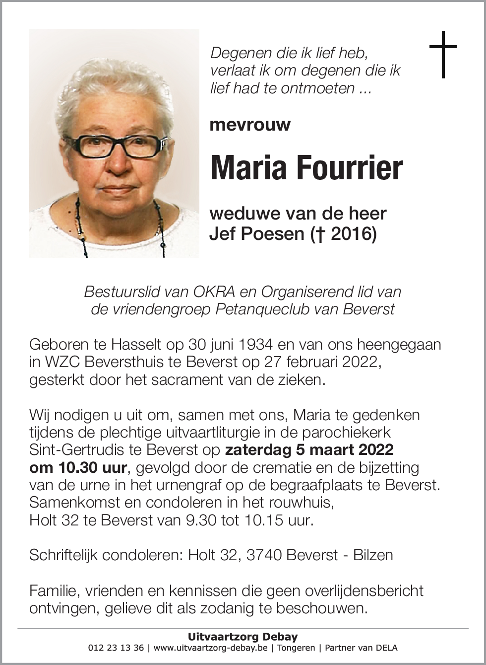 Maria Fourrier