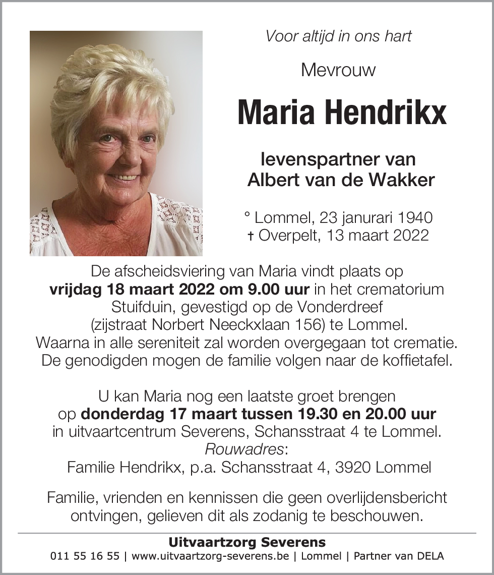 Maria Hendrikx