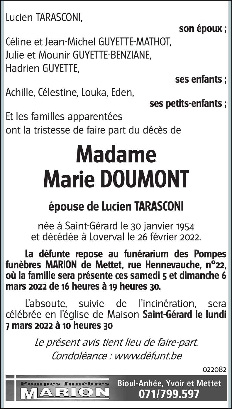 Marie DOUMONT