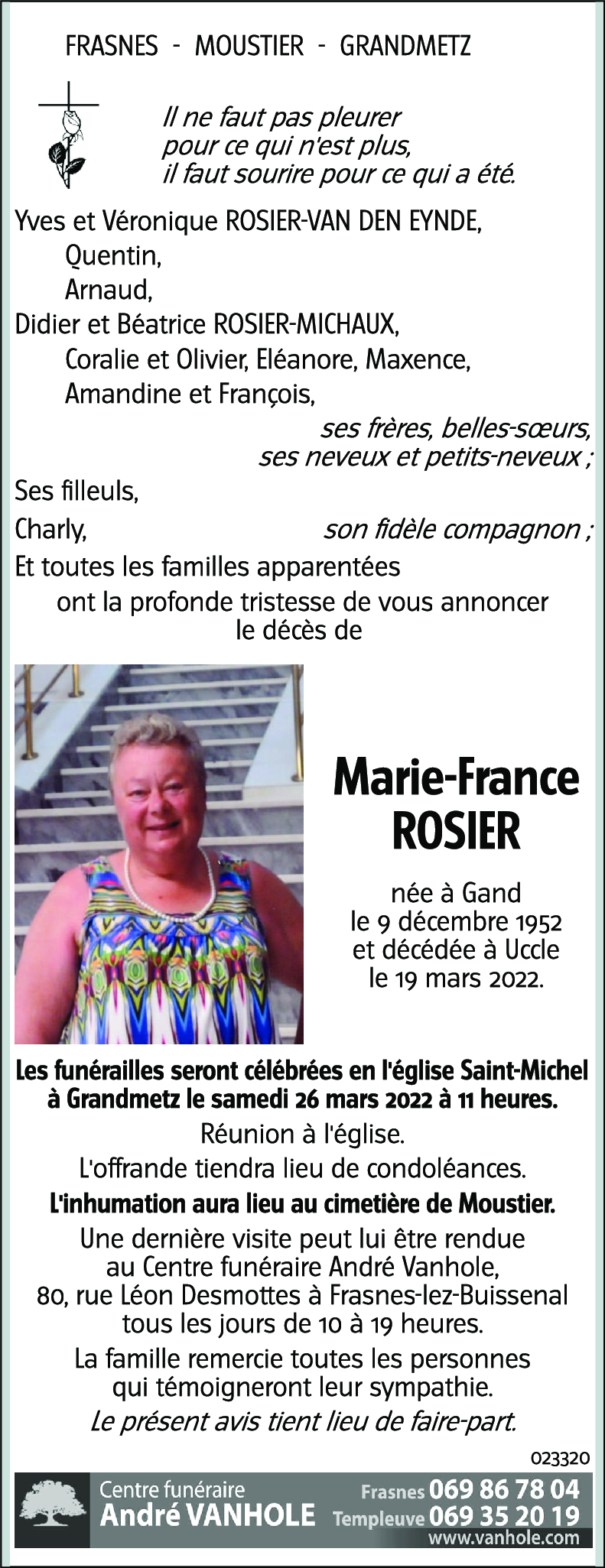 Marie-France ROSIER