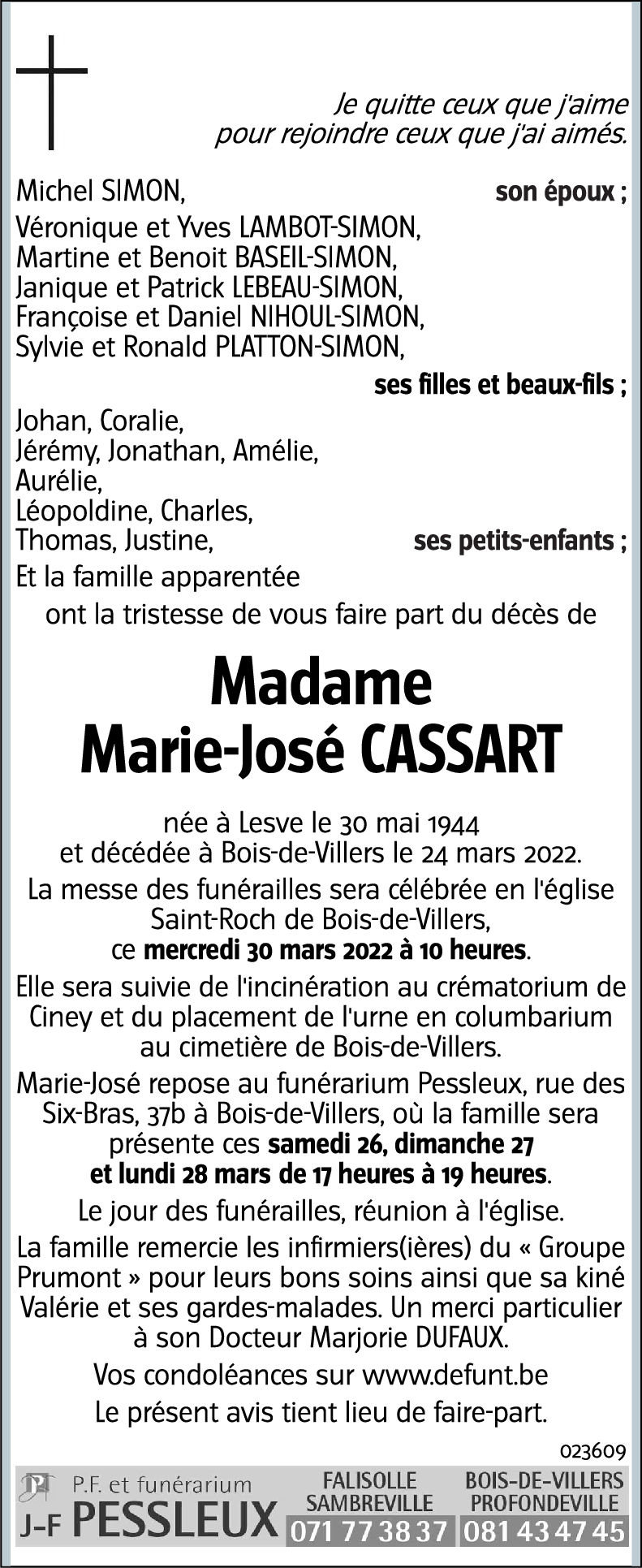 Marie-José CASSART