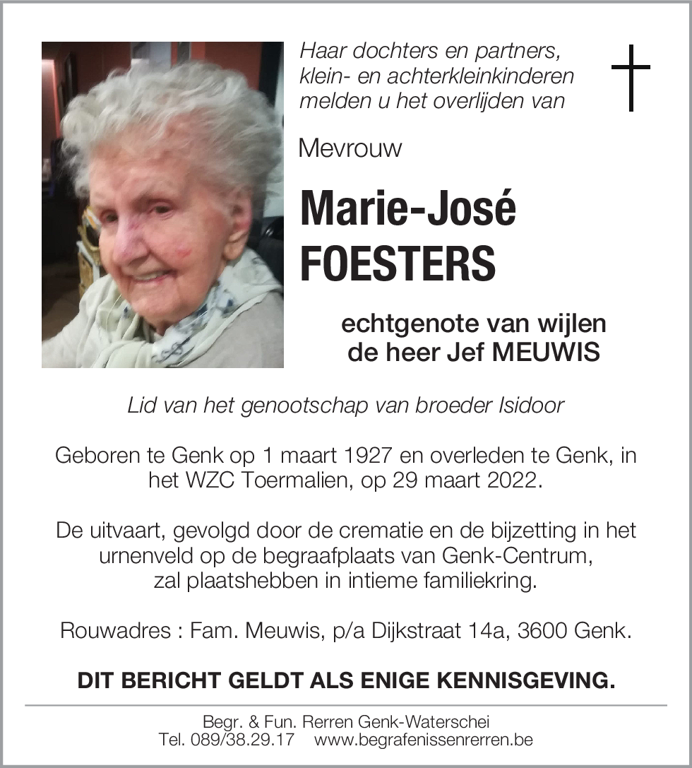 Marie-José FOESTERS