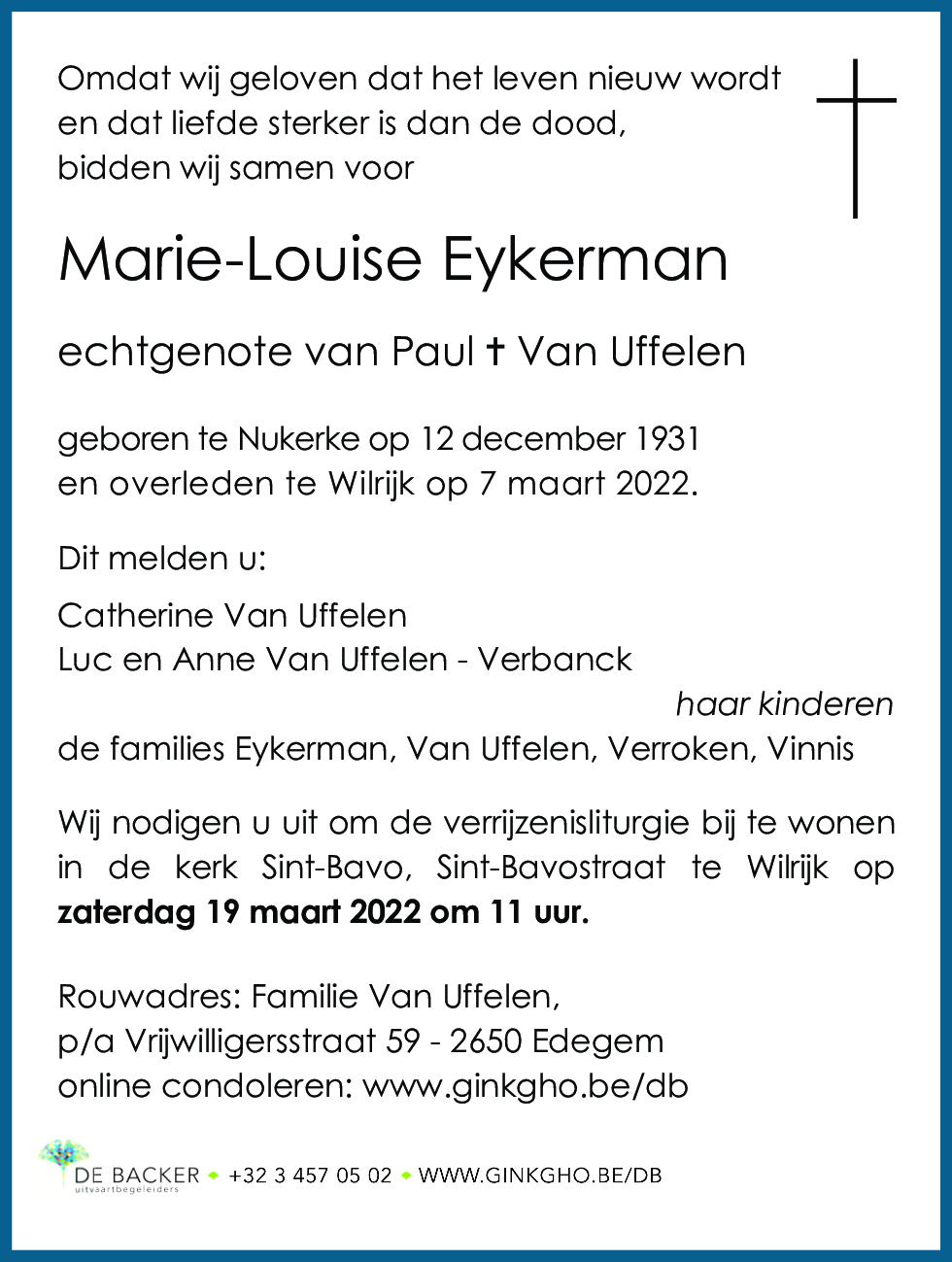 Marie-Louise Eykerman