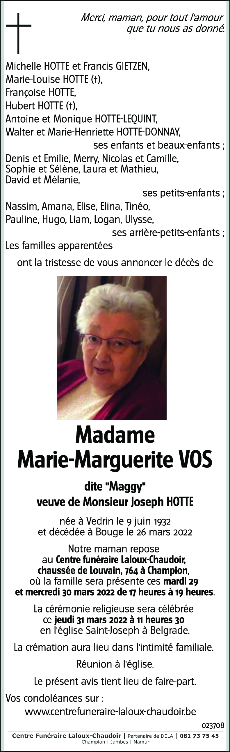 Marie-Marguerite VOS