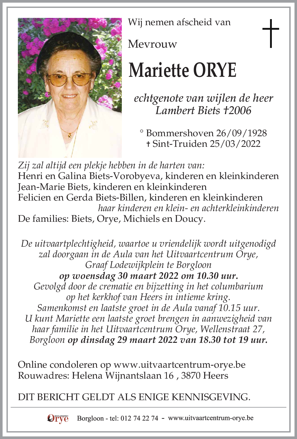 Mariette Orye