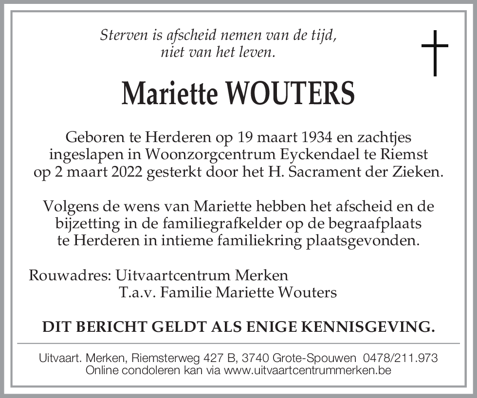 Mariette Wouters