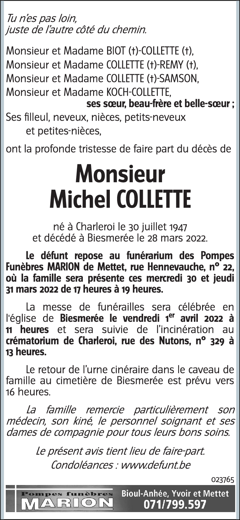 Michel COLLETTE