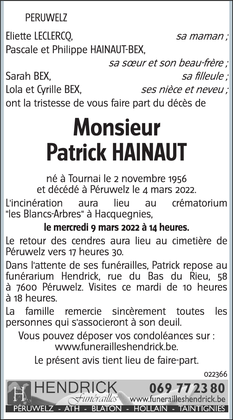 Patrick HAINAUT