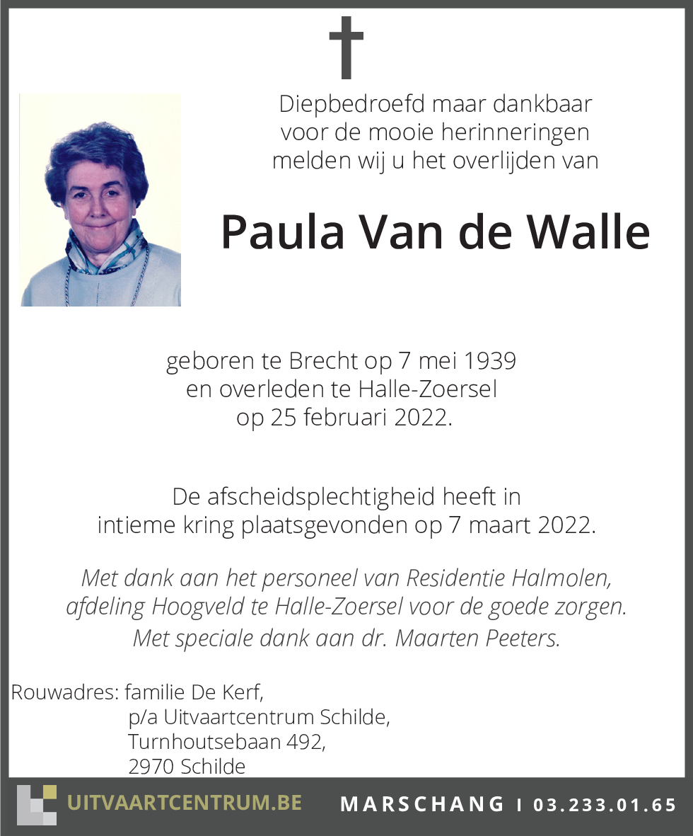 Paula Van de Walle