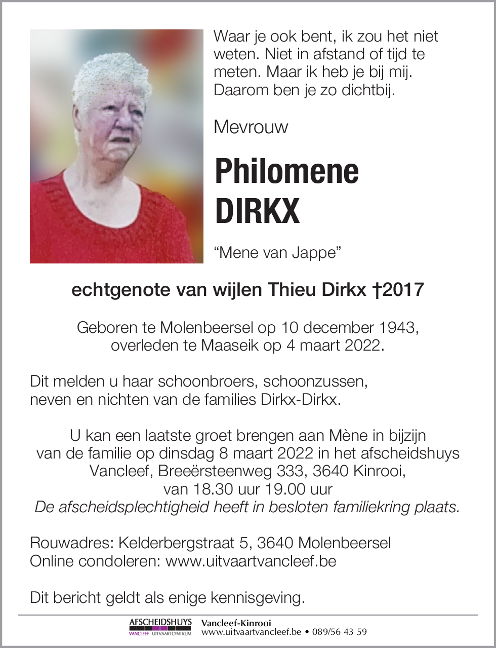 Philomene Dirkx