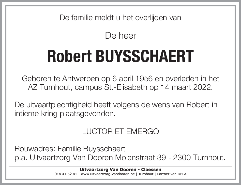 Robert Buysschaert