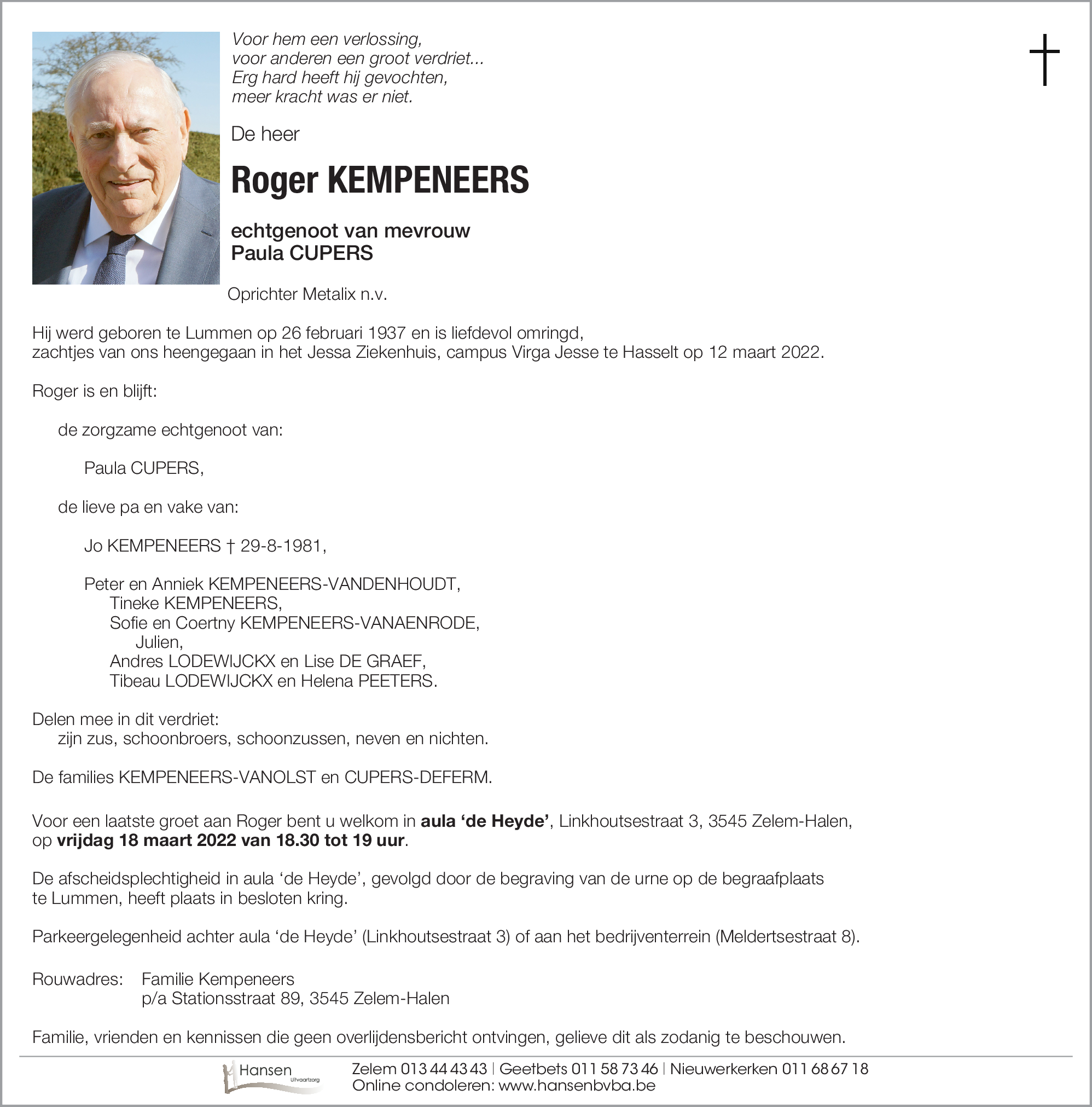 Roger KEMPENEERS