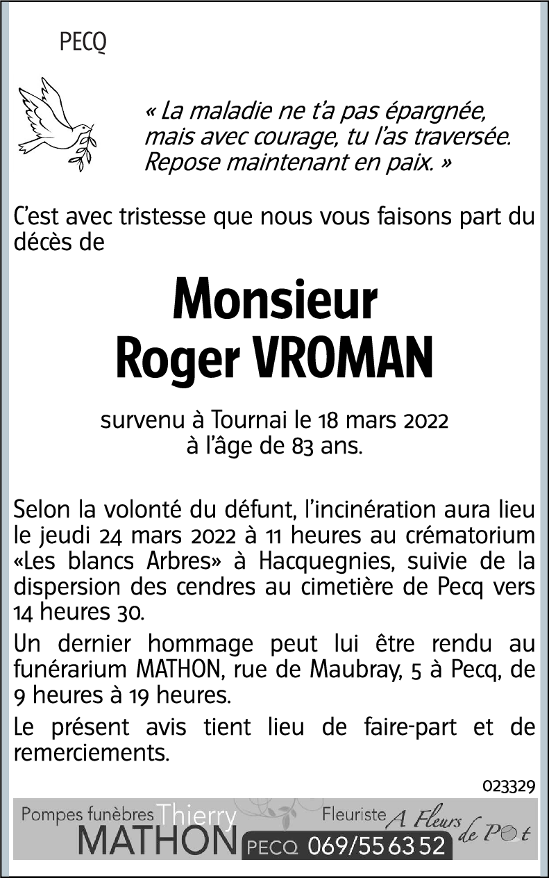Roger VROMAN