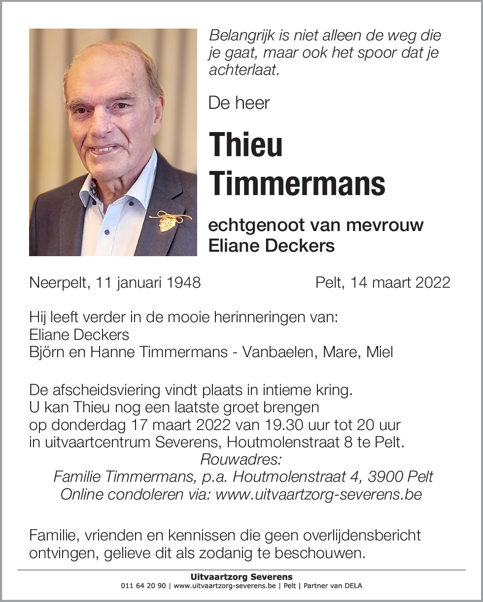 Thieu Timmermans