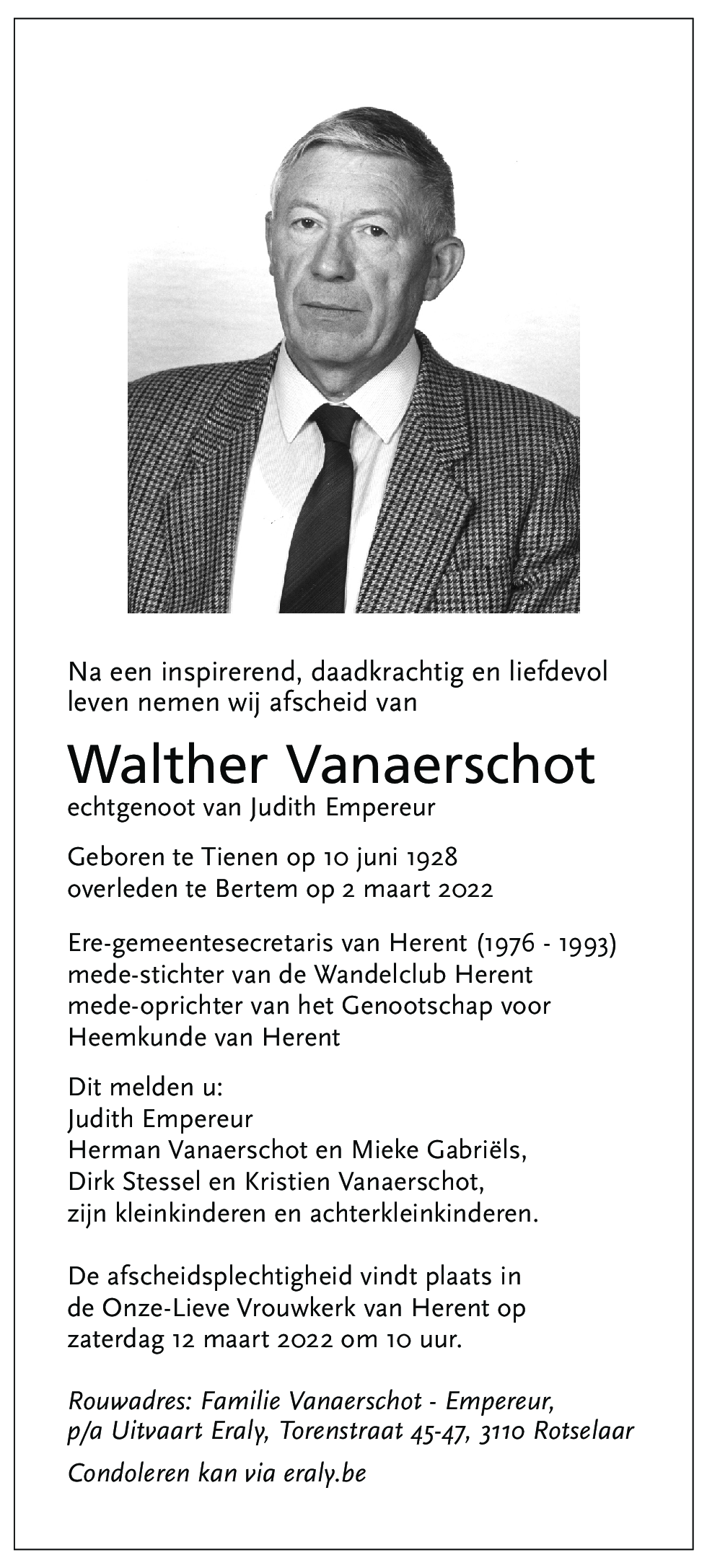 Walther Vanaerschot