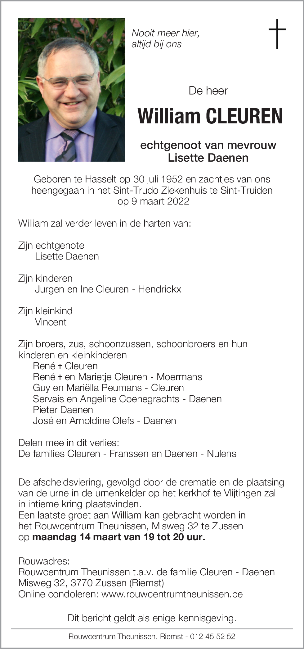 William Cleuren