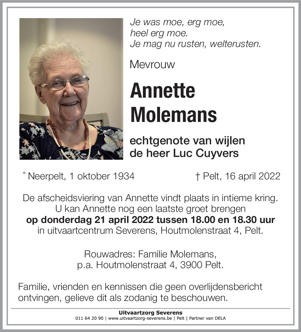 Annette Molenmans