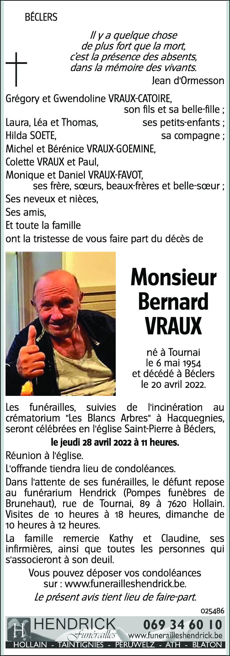 Bernard VRAUX