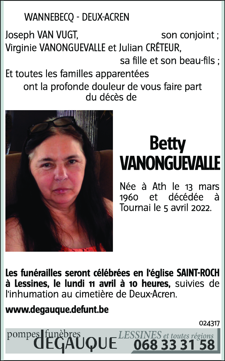 Betty Vanonguevalle
